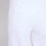 Winslet Cuffed Barrel Crop Denim