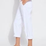 Winslet Cuffed Barrel Crop Denim