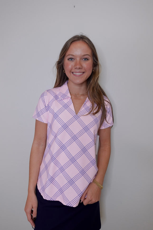 S/s Collar Top