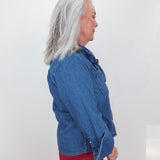 Jolene Button Down Denim Shirt - TresChicTexas
