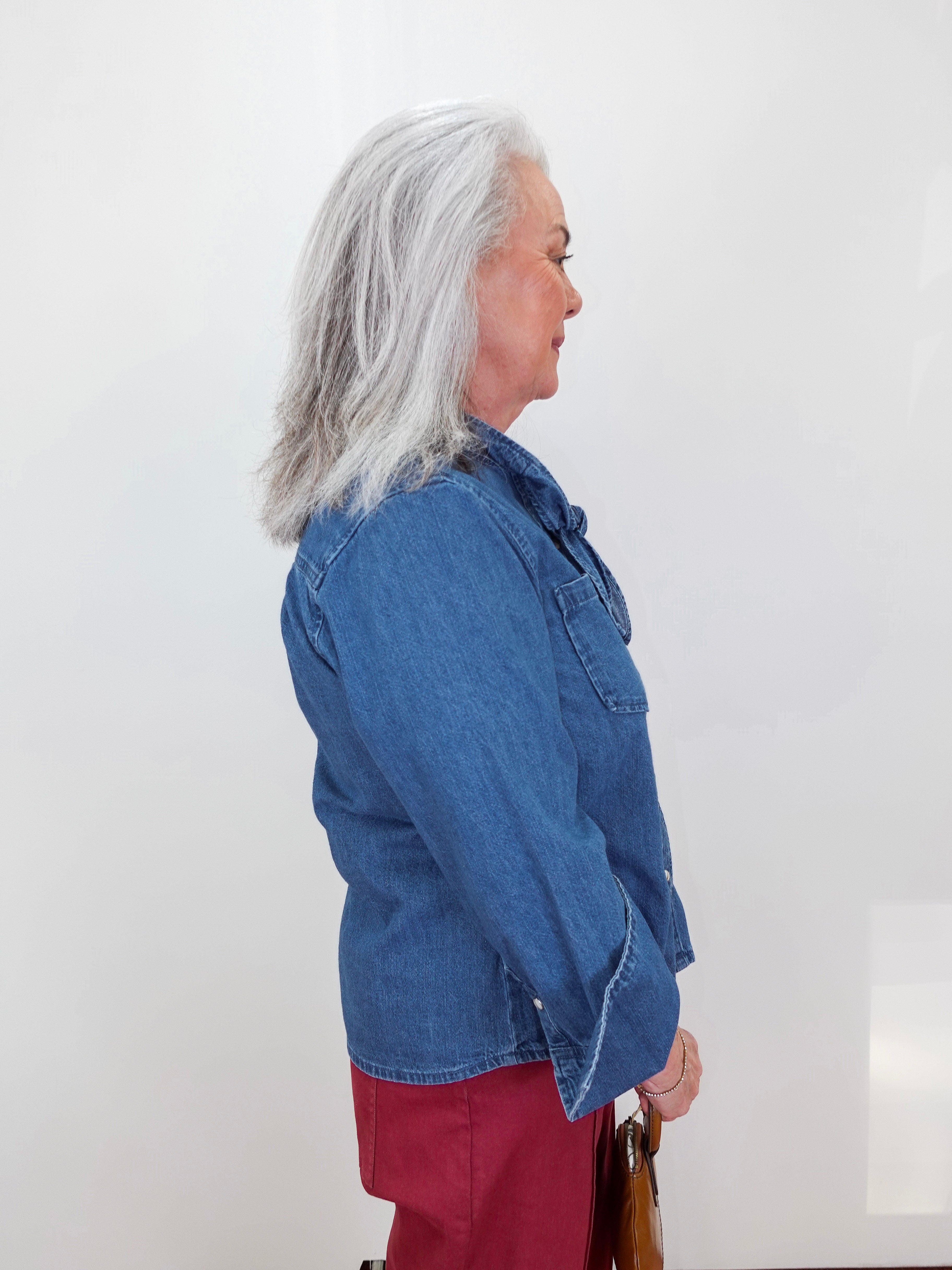 Jolene Button Down Denim Shirt - TresChicTexas