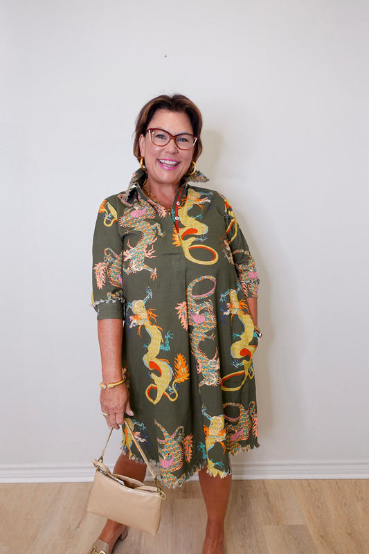 Chatham Easy Dress W/ Fringe