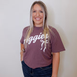 Script & Bows Aggie Tee