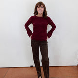 Lined Wear 2 Ways Fancy Lace Top W/ Scalloped Hem