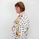 Thanksgiving Meal Button Up Cardigan