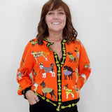 Halloween Dogs Button Up Cardigan