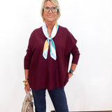 Oversized V-Neck Pullover