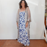 Open Stitch Draped Cover-Up