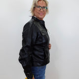 Zip Front Moto Buckle Jacket