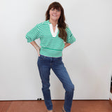 Striped Knit Sweater