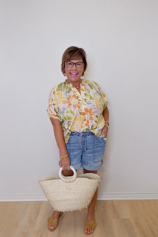 Tropical Floral Popover