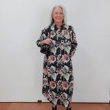 Printed L/S Shirt Dress