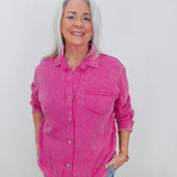 Color Washed Anywhere Shacket