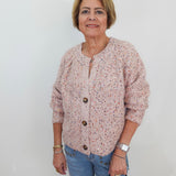 Tweed Sequined Cardigan
