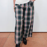 Plaid Patch Pocket Pant