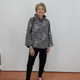 Spot On Cowl Pullover Top