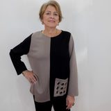 Ziva Tunic W/ Grommet Detail On The Pocket