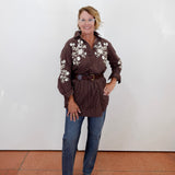 Alina Embroidered Tunic Dress