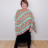 CHRISTMAS TREE HOLIDAY PONCHO
