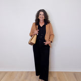 Fitted Blazer W/ Ruched Sleeve