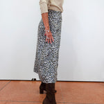 Leopard Vegan Suede Skirt - TresChicTexas