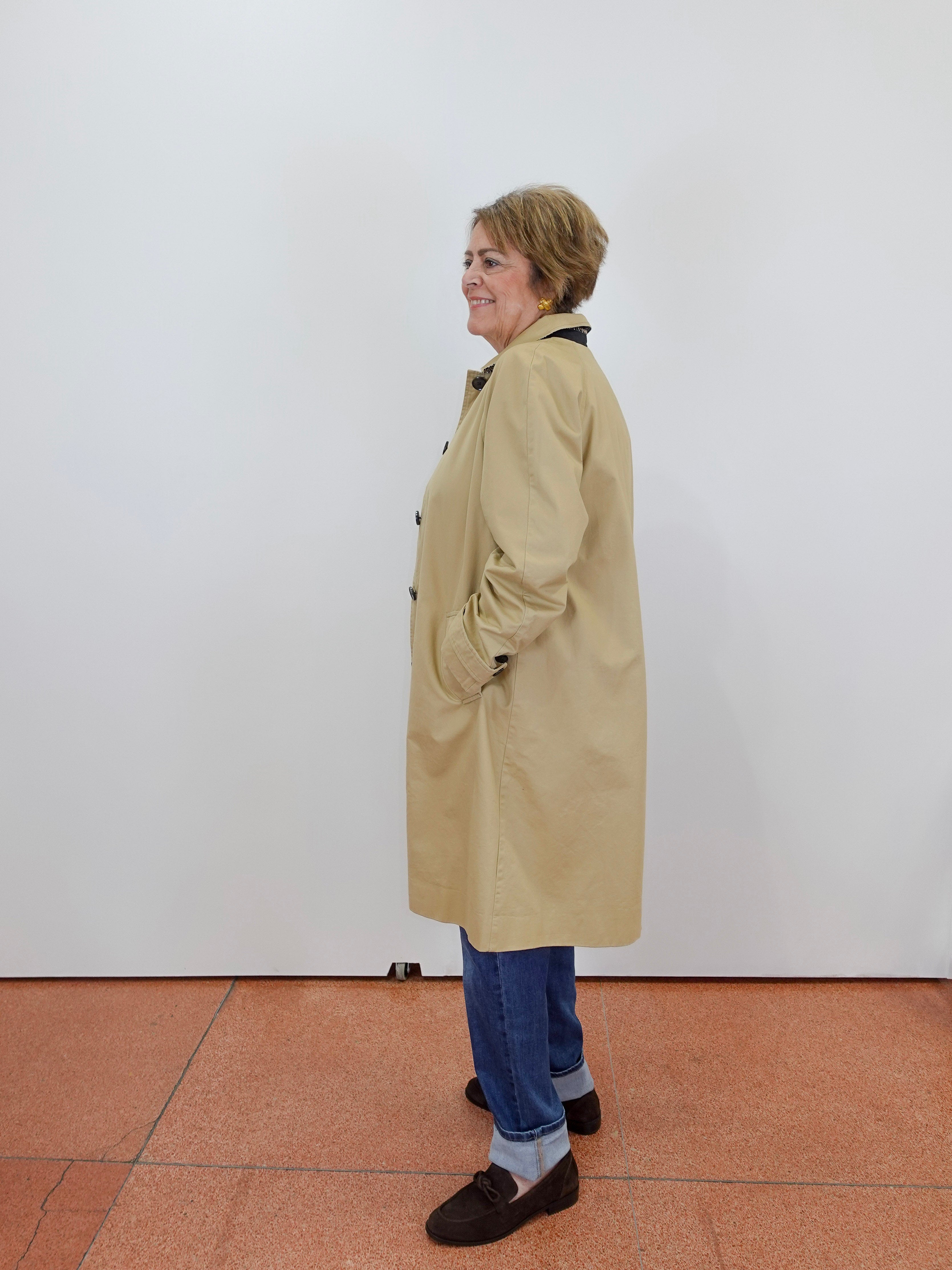 Raglan Sleeve Coat W/ Pleat Back - TresChicTexas