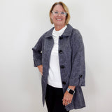 Shadow Paisley Swing Jacket - TresChicTexas