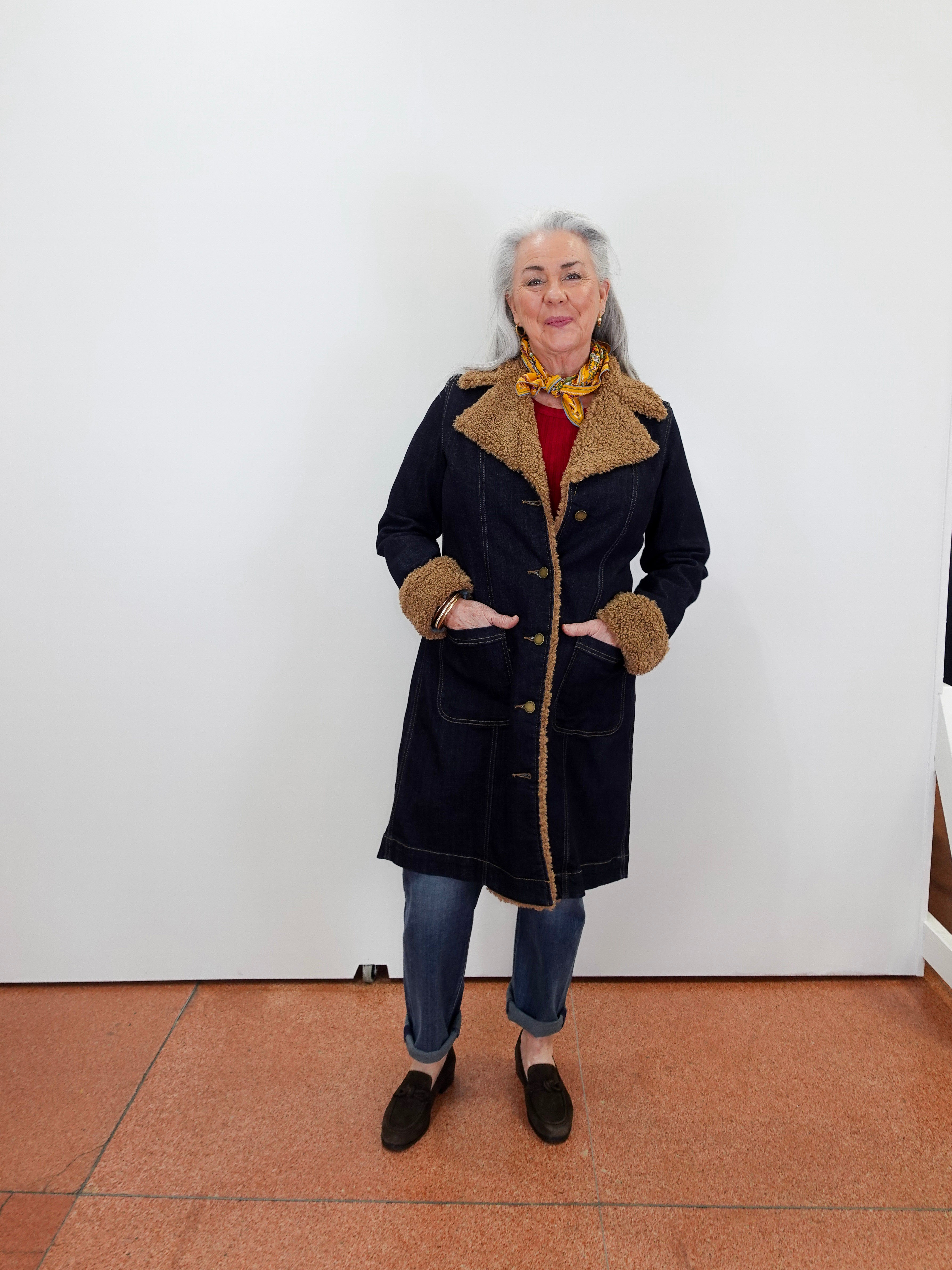 Sherpa Trimmed 38" Jacket - TresChicTexas