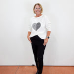 Destination Fleece Heart Pullover - TresChicTexas