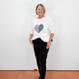 Destination Fleece Heart Pullover - TresChicTexas