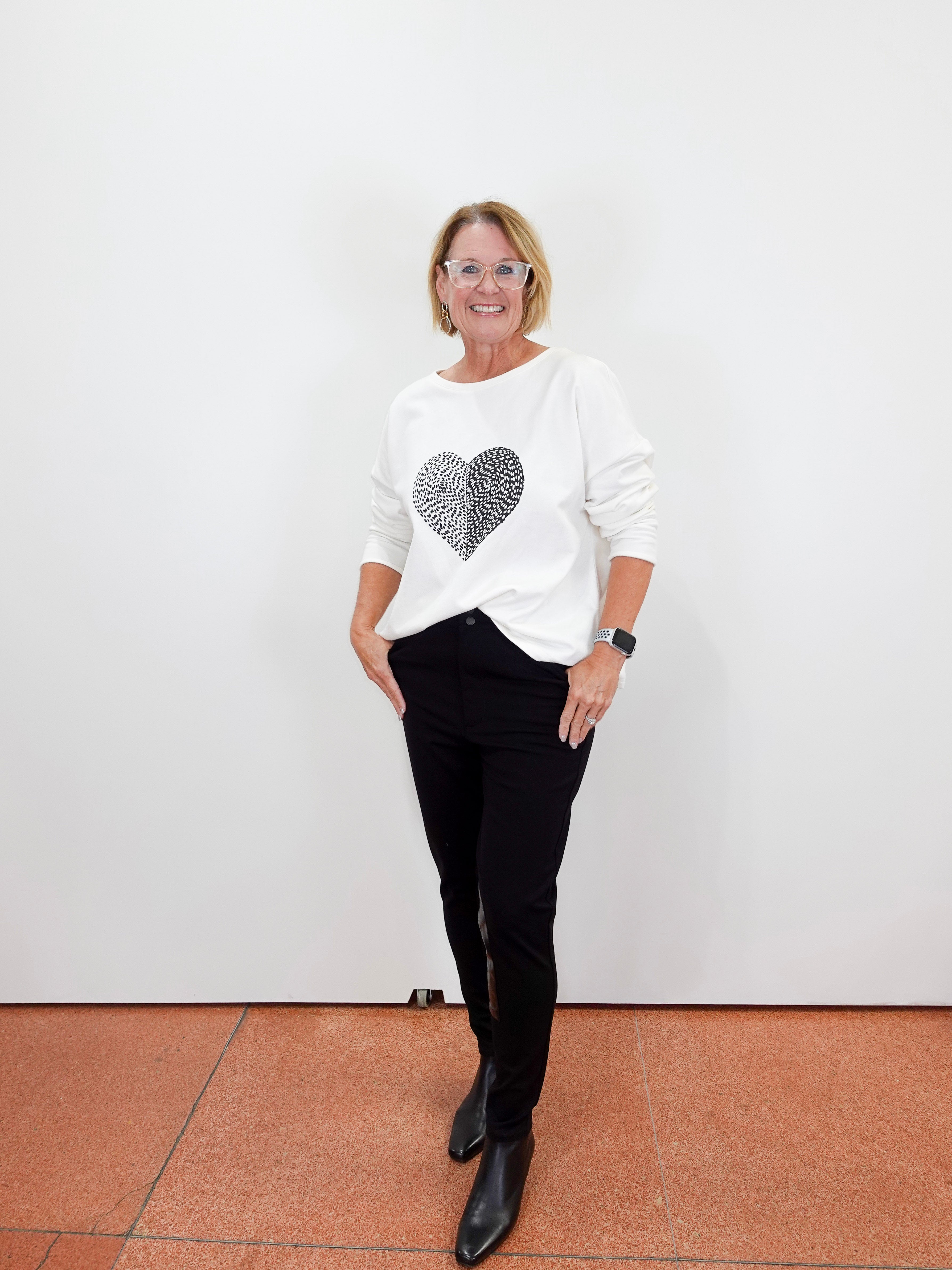 Destination Fleece Heart Pullover - TresChicTexas