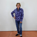 Floral Fleece Quarter Zip PullOver - TresChicTexas