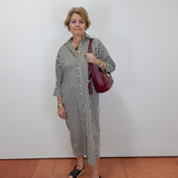 Colette Striped Shirt Dress