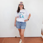 Americana Sparkle Party In The USA Tee - TresChicTexas
