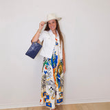 Strap Swing Midi Dress