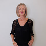 SHORT SLEEVE LACE BOLERO