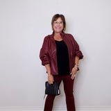 Scuba Suede Flare Pant