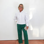 Puff Long Sleeve Button Down Blouse - TresChicTexas
