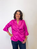 ORCHID KNOTTED BLOUSE