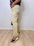 MEG HR FAB AB RAW WIDE LEG PANT