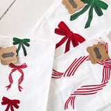 Bow Embroidered Towels