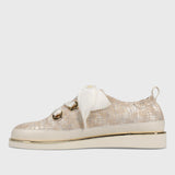 Lace Up Athleisure Tennis Shoe - TresChicTexas