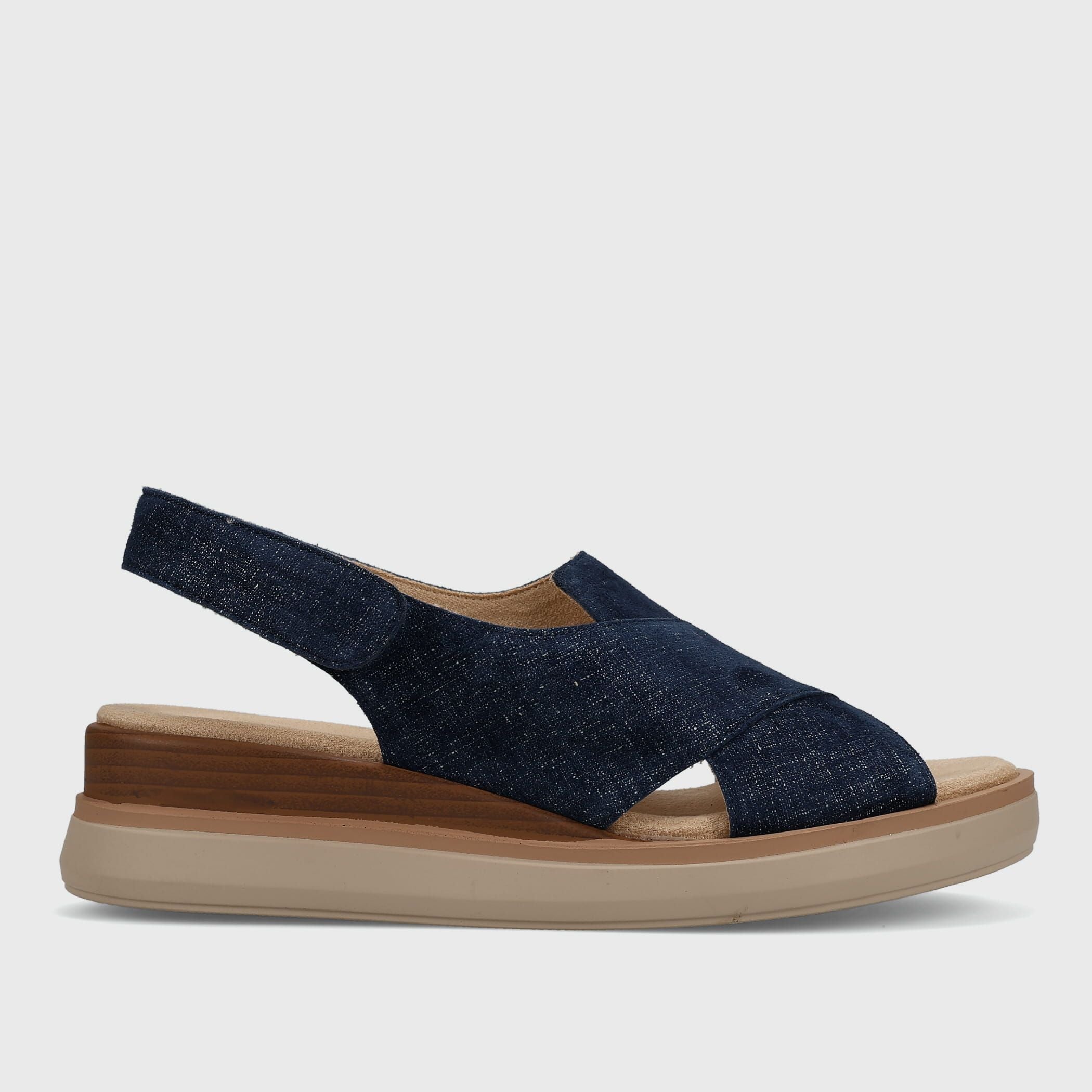 Hydra Denim Sandal - TresChicTexas