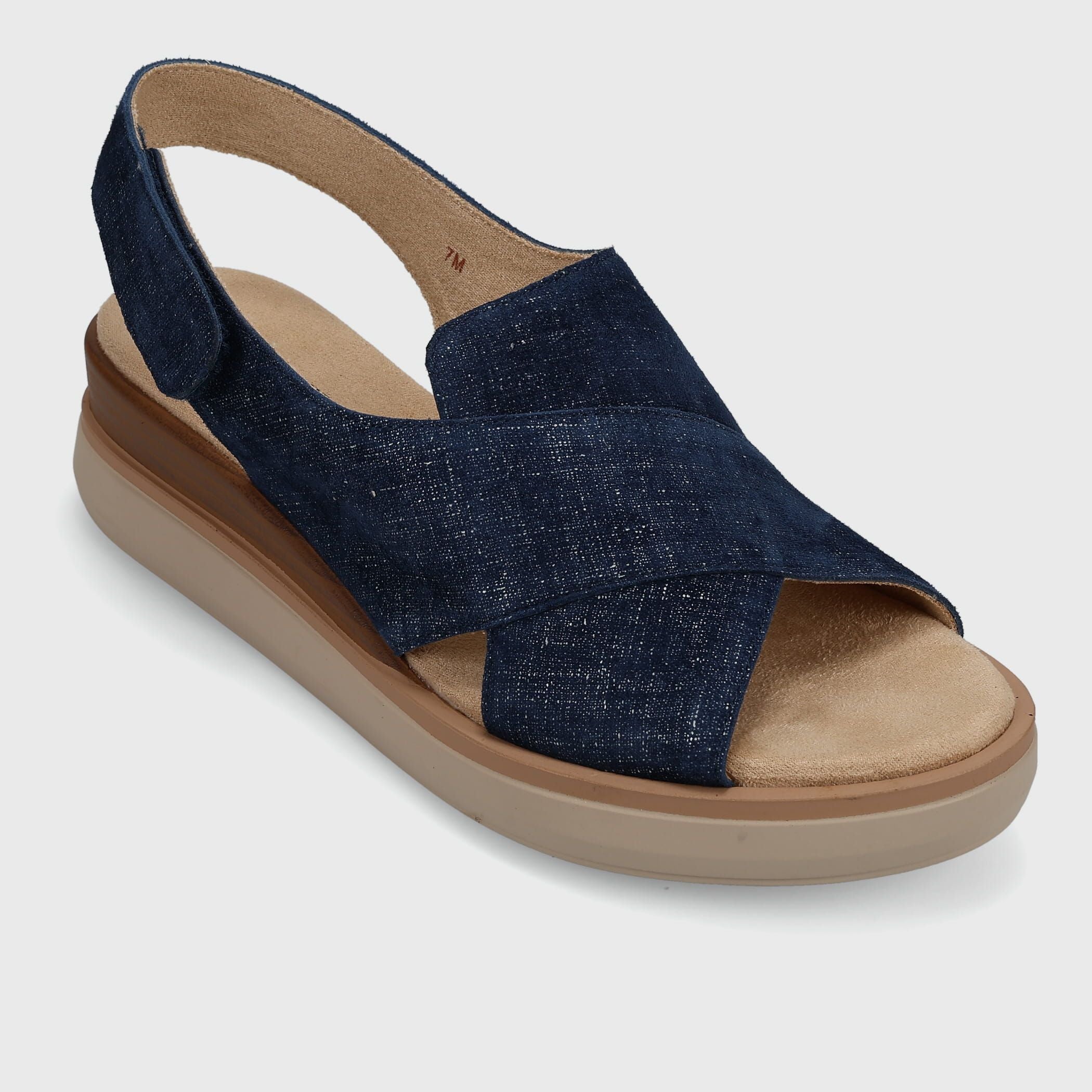 Hydra Denim Sandal - TresChicTexas