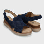 Hydra Denim Sandal - TresChicTexas