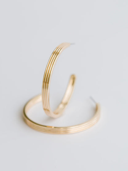MM LARGE GOLDEN HOOPS