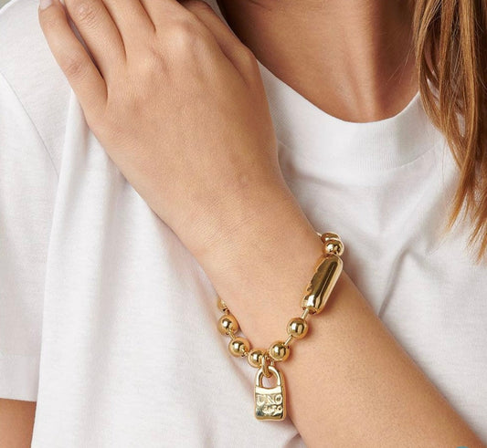 SNOWFLAKE GOLD BRACELET