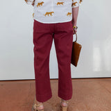 Front Crease Stitch Crop Jean