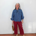Jolene Button Down Denim Shirt - TresChicTexas