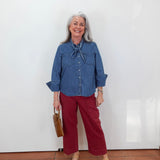Jolene Button Down Denim Shirt - TresChicTexas